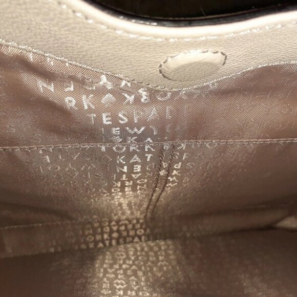 KATE SPADE-Moussfrost Leather/Suede-Regine-Hunts Place Shoulder/Hobo-Near Mint - Picture 7 of 9